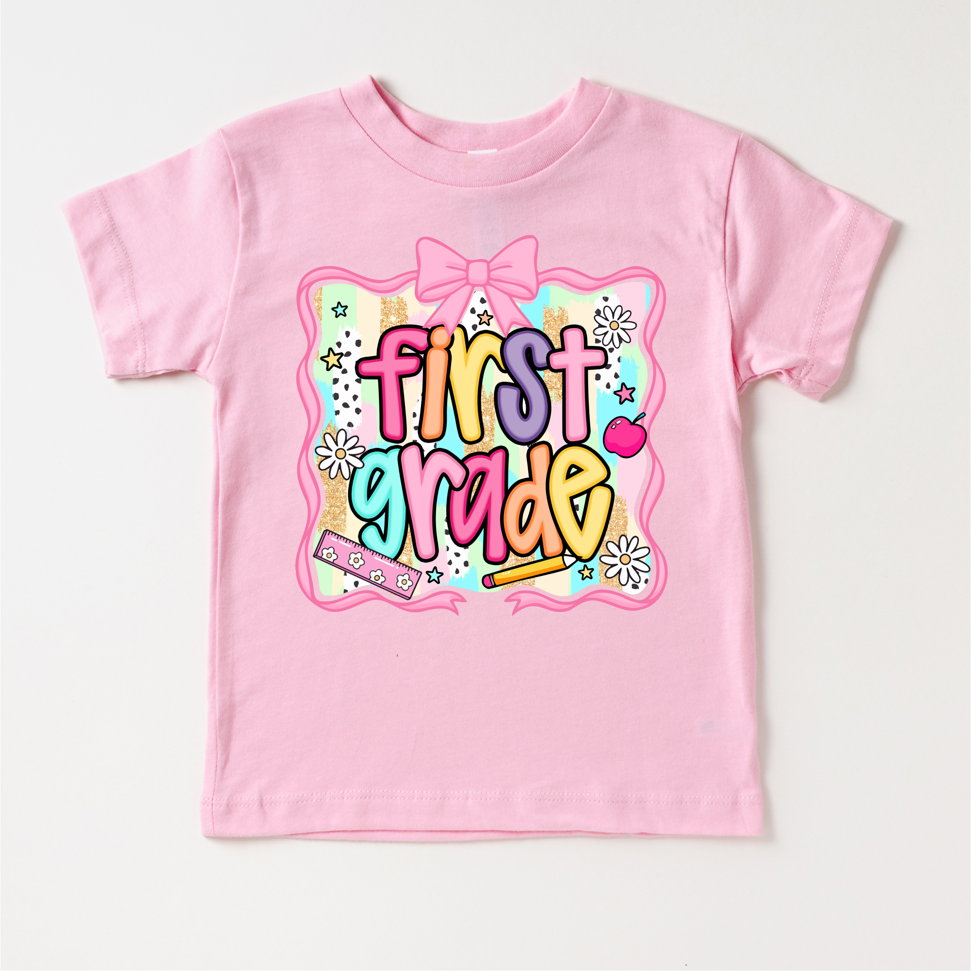 Girls 1st Grade School Shirt - Back To School Tee