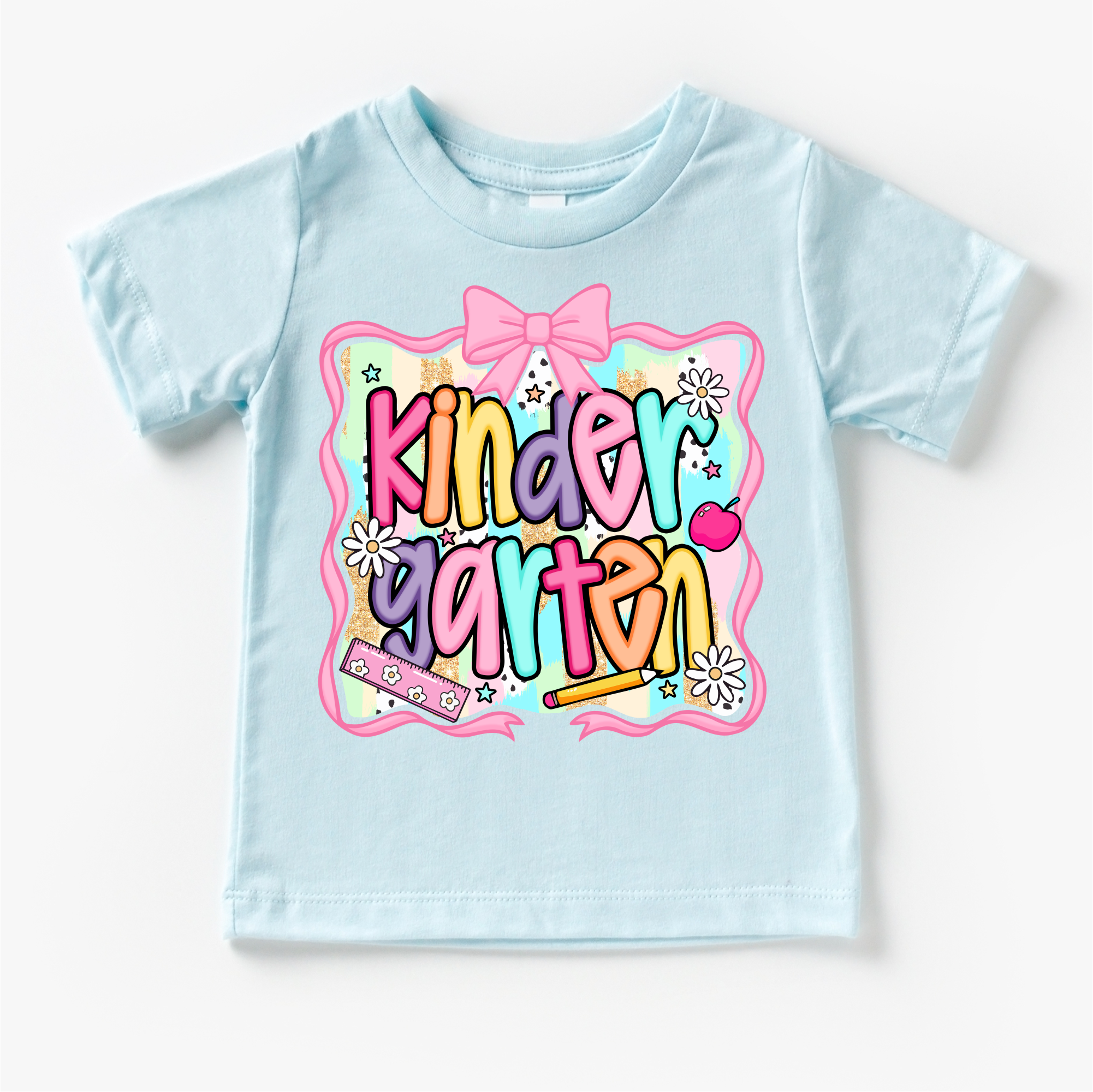 Girls Kindergarten School Shirt - Back To School Tee