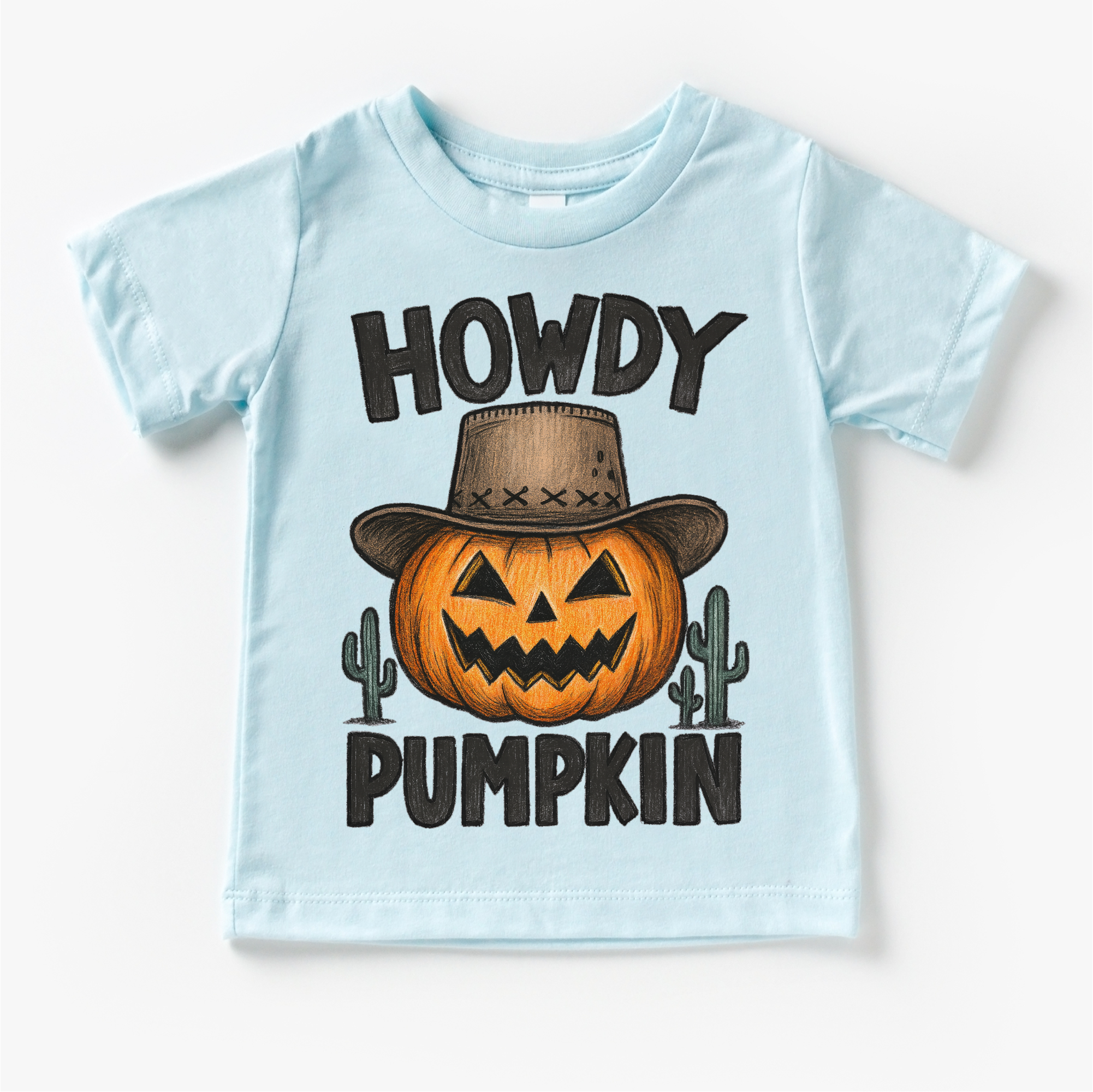 Howdy Pumpkin Western Halloween Shirt - Halloween Tee