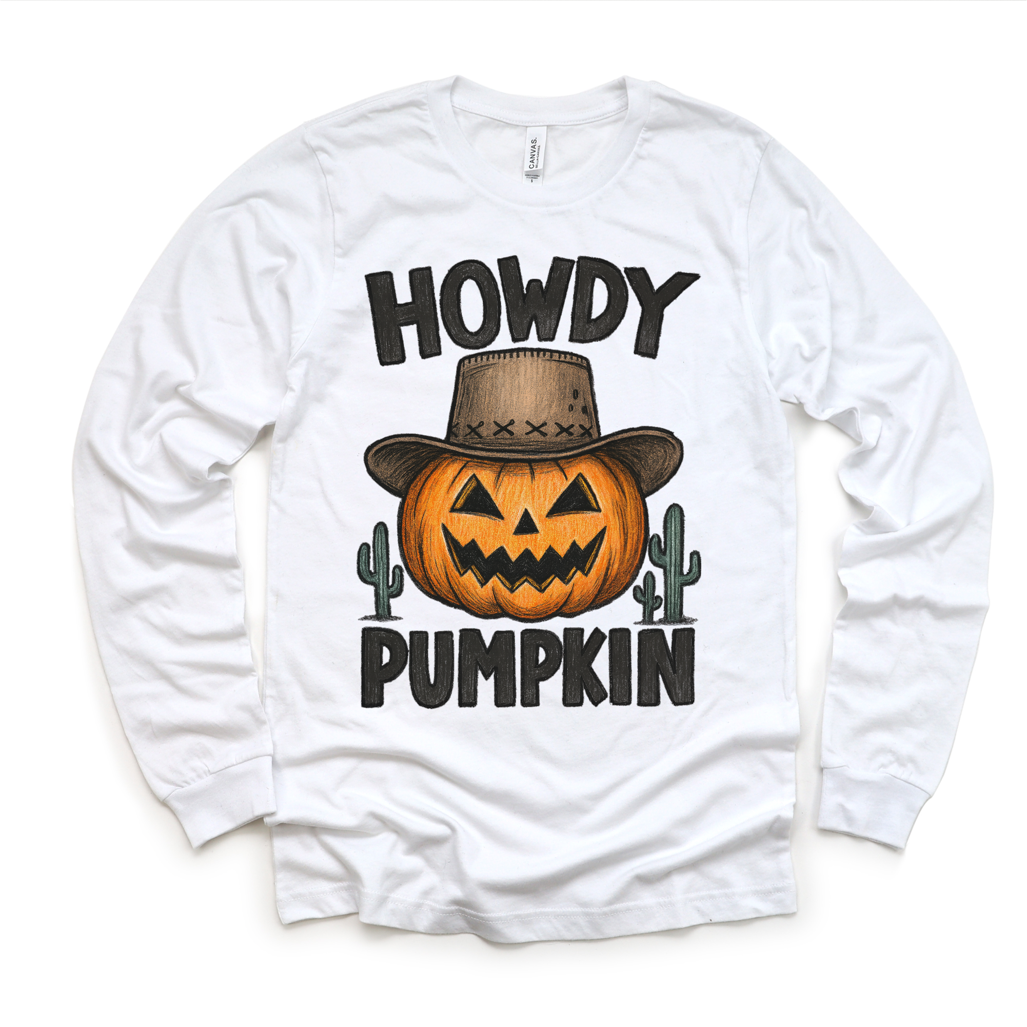 Howdy Pumpkin Western Halloween Shirt - Halloween Tee
