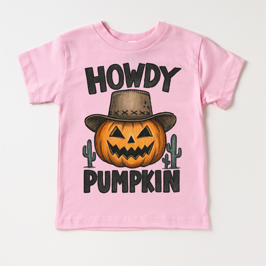 Howdy Pumpkin Western Halloween Shirt - Halloween Tee