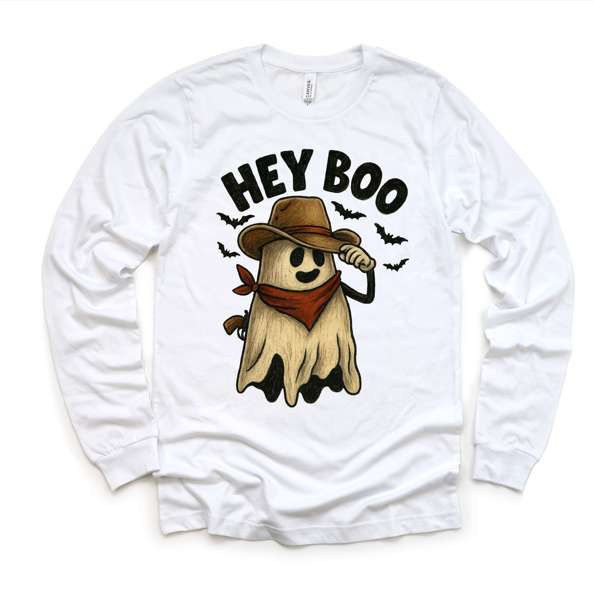 Hey Boo Western Halloween Shirt - Halloween Tee