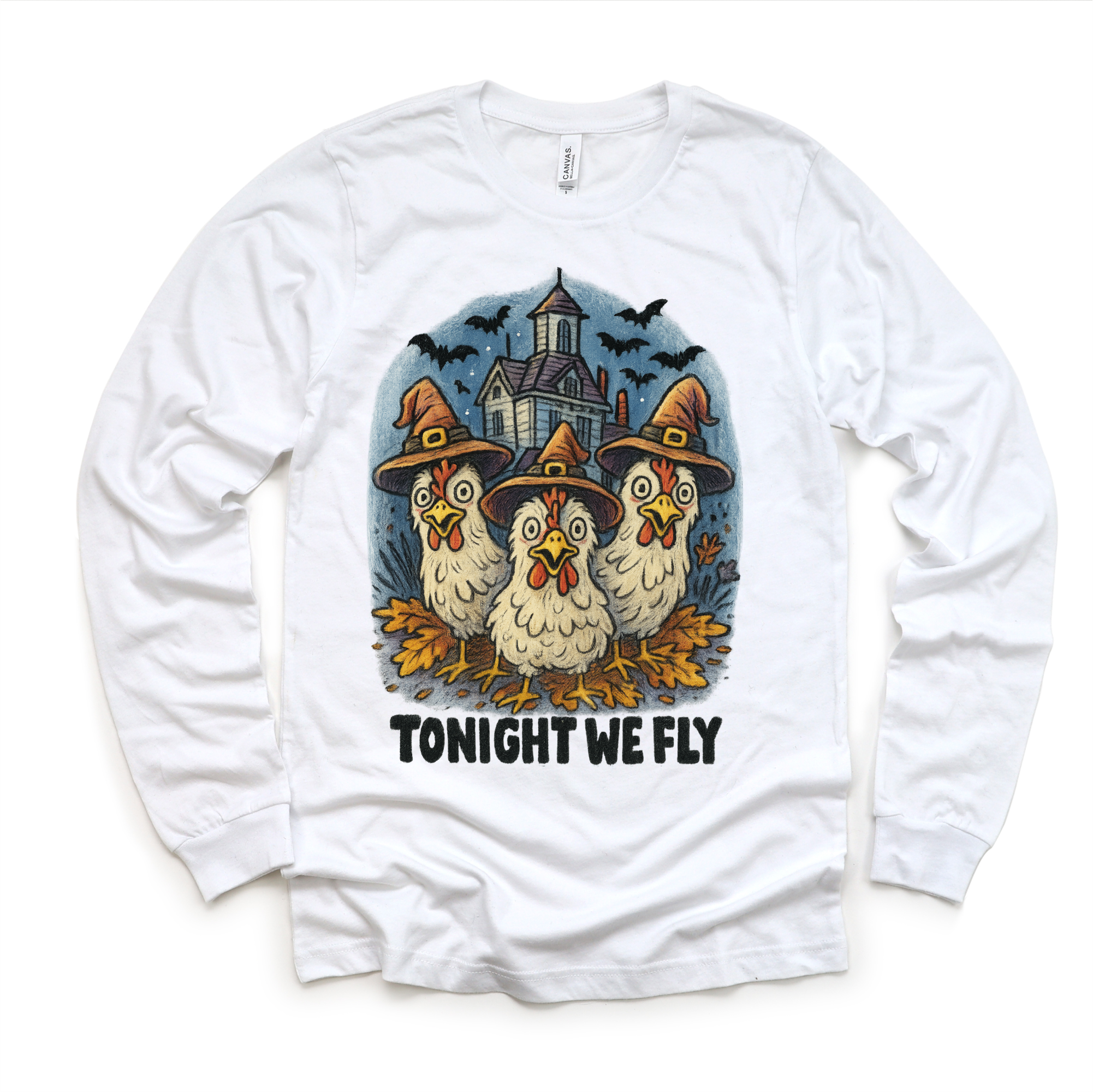Tonight We Fly Chicken Witch Halloween Shirt - Halloween Tee