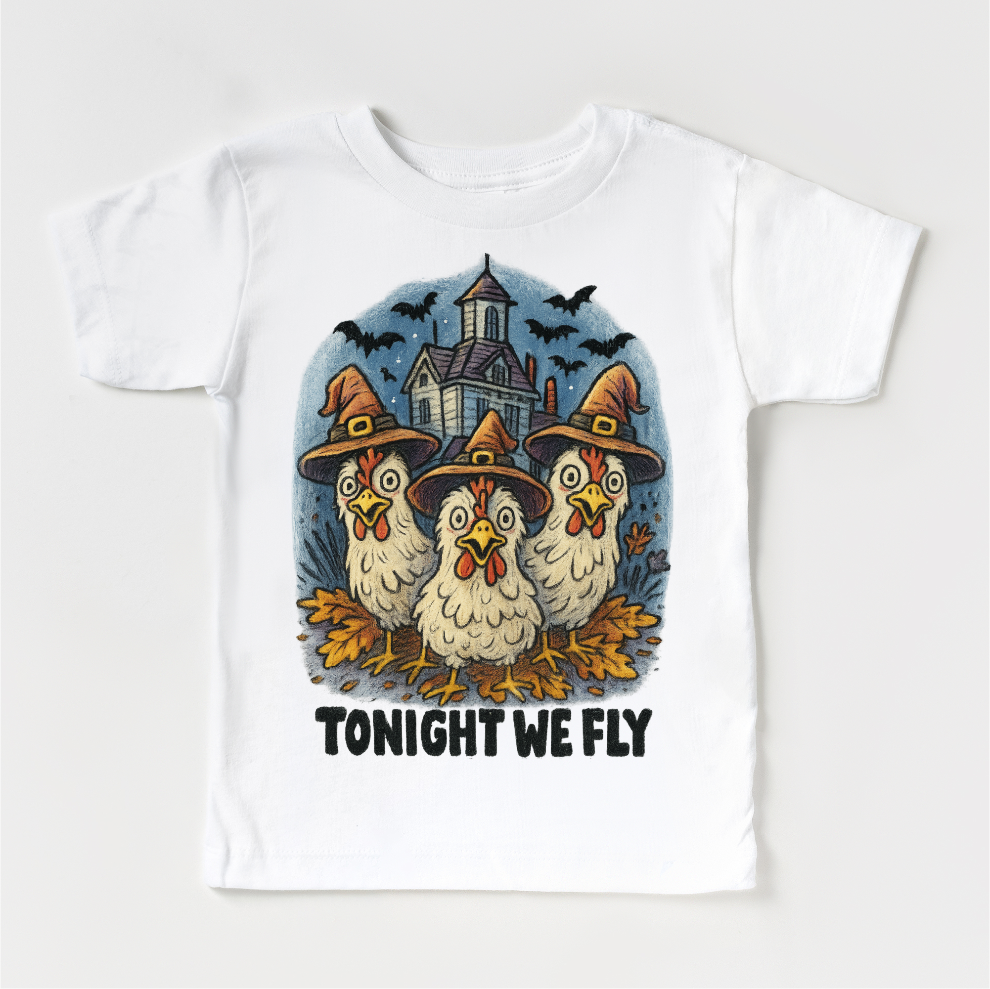 Tonight We Fly Chicken Witch Halloween Shirt - Halloween Tee