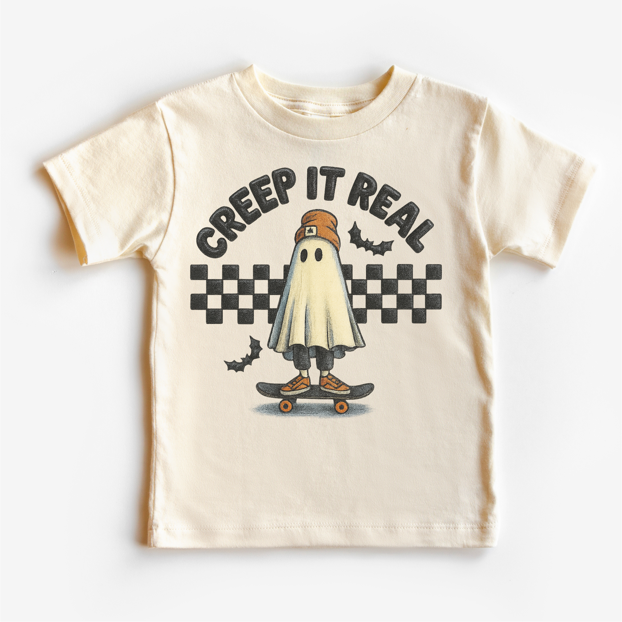 Retro Creep It Reel Skater Halloween Shirt - Halloween Tee