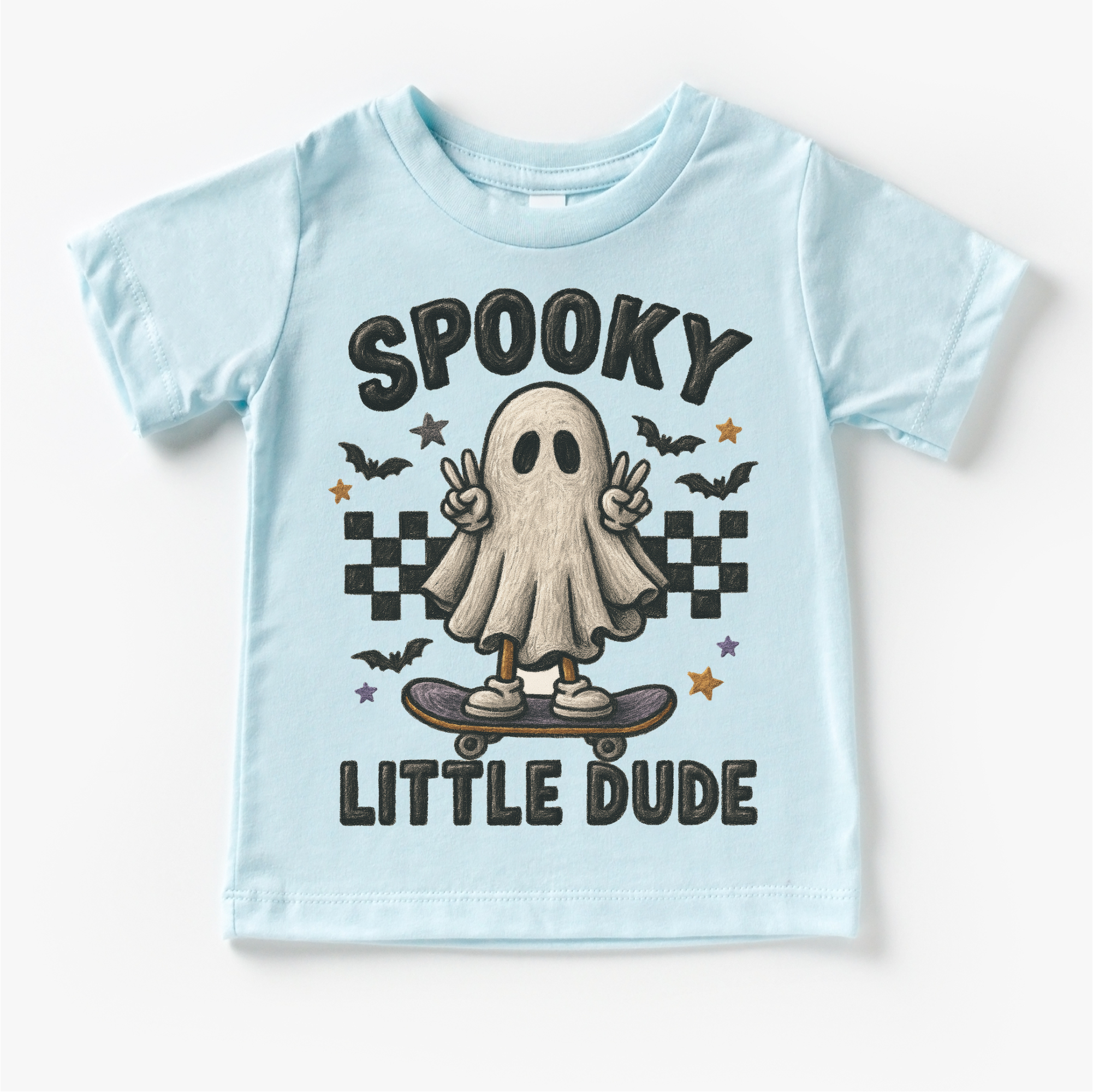 Spooky Little Dude Skater Halloween Shirt - Halloween Tee - MU92