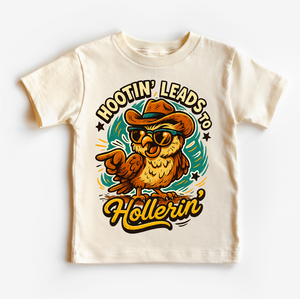 Hootin Leads To Hollerin' Funny Owl Country Western Shirt - Western Tee - MU99