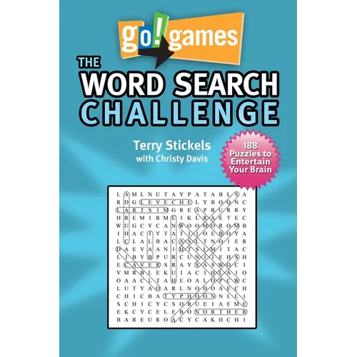 Go!games the Word Search Challenge: 188 Entertain Your Brain Puzzles - Paperback