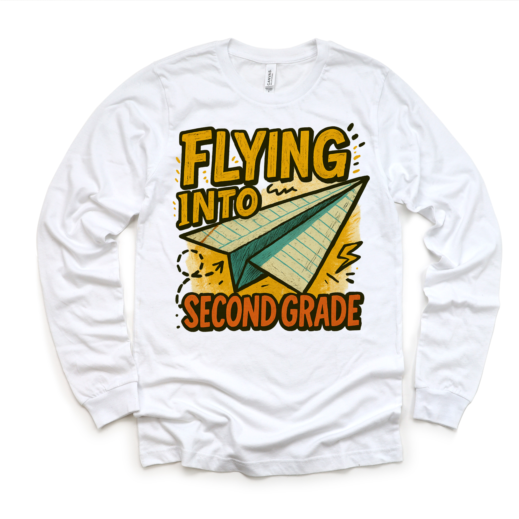 Flying Into Second Grade Back To School Shirt | First Day Of School Tee