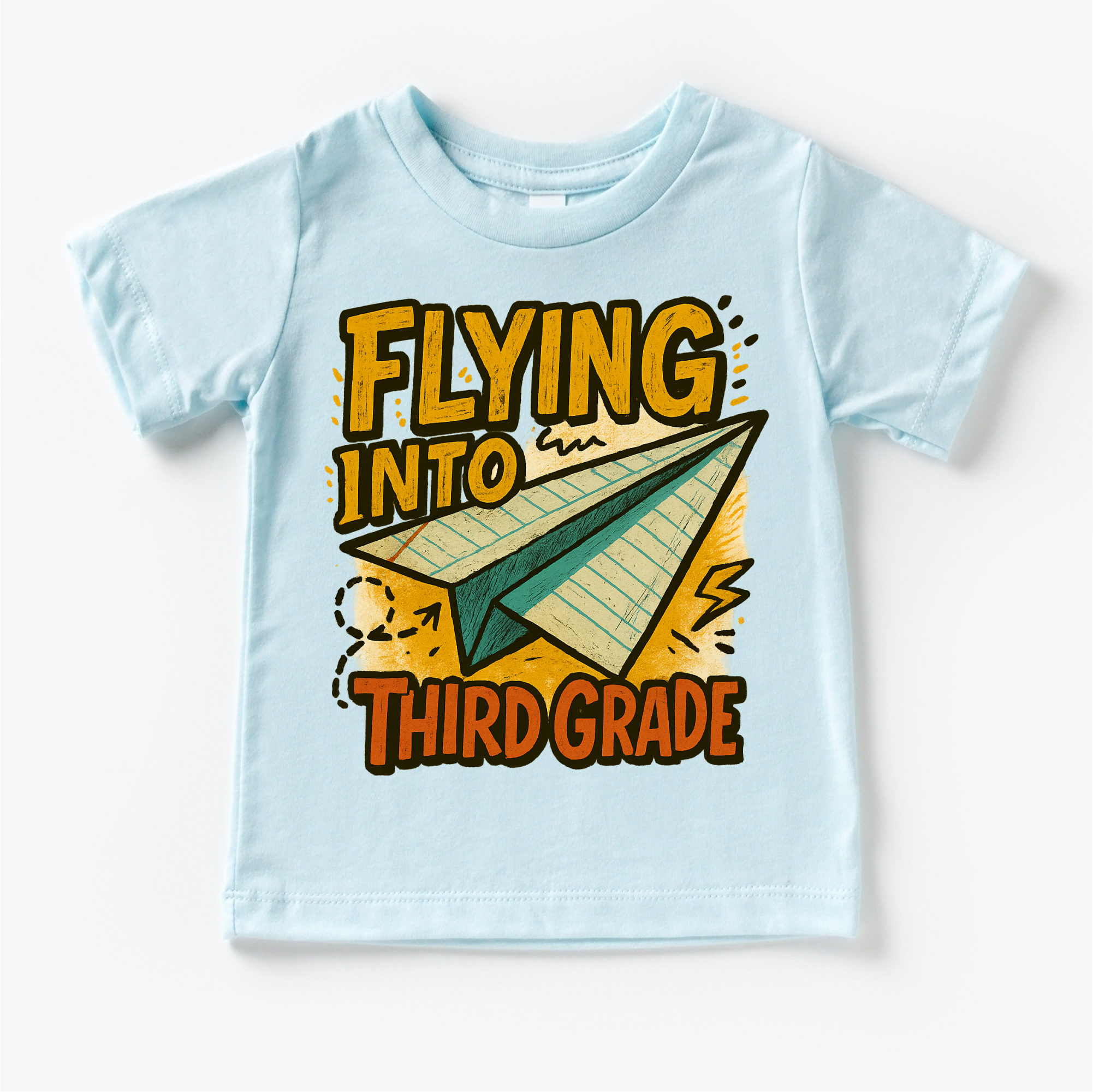 Flying Into Third Grade Back To School Shirt | First Day Of School Tee
