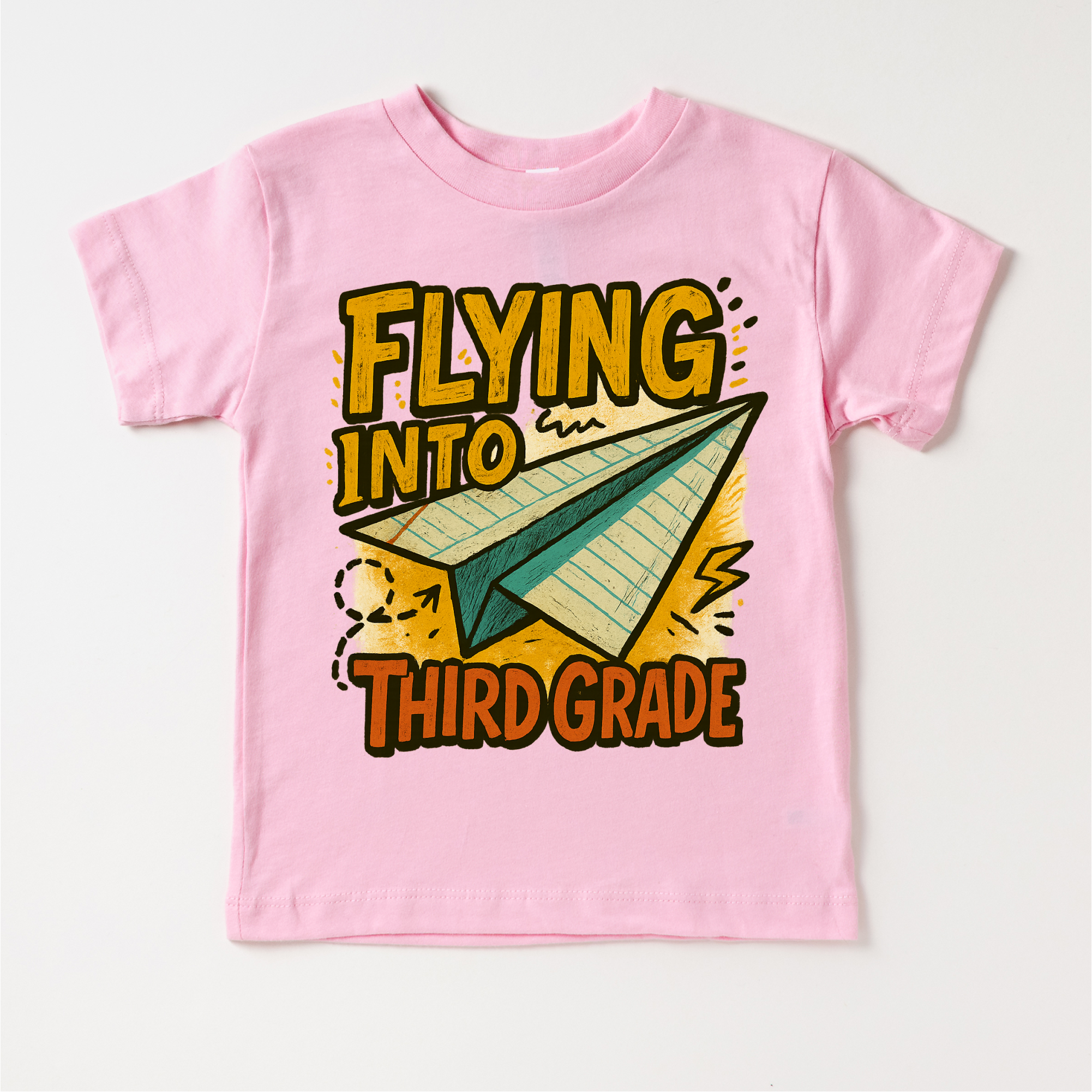 Flying Into Third Grade Back To School Shirt | First Day Of School Tee