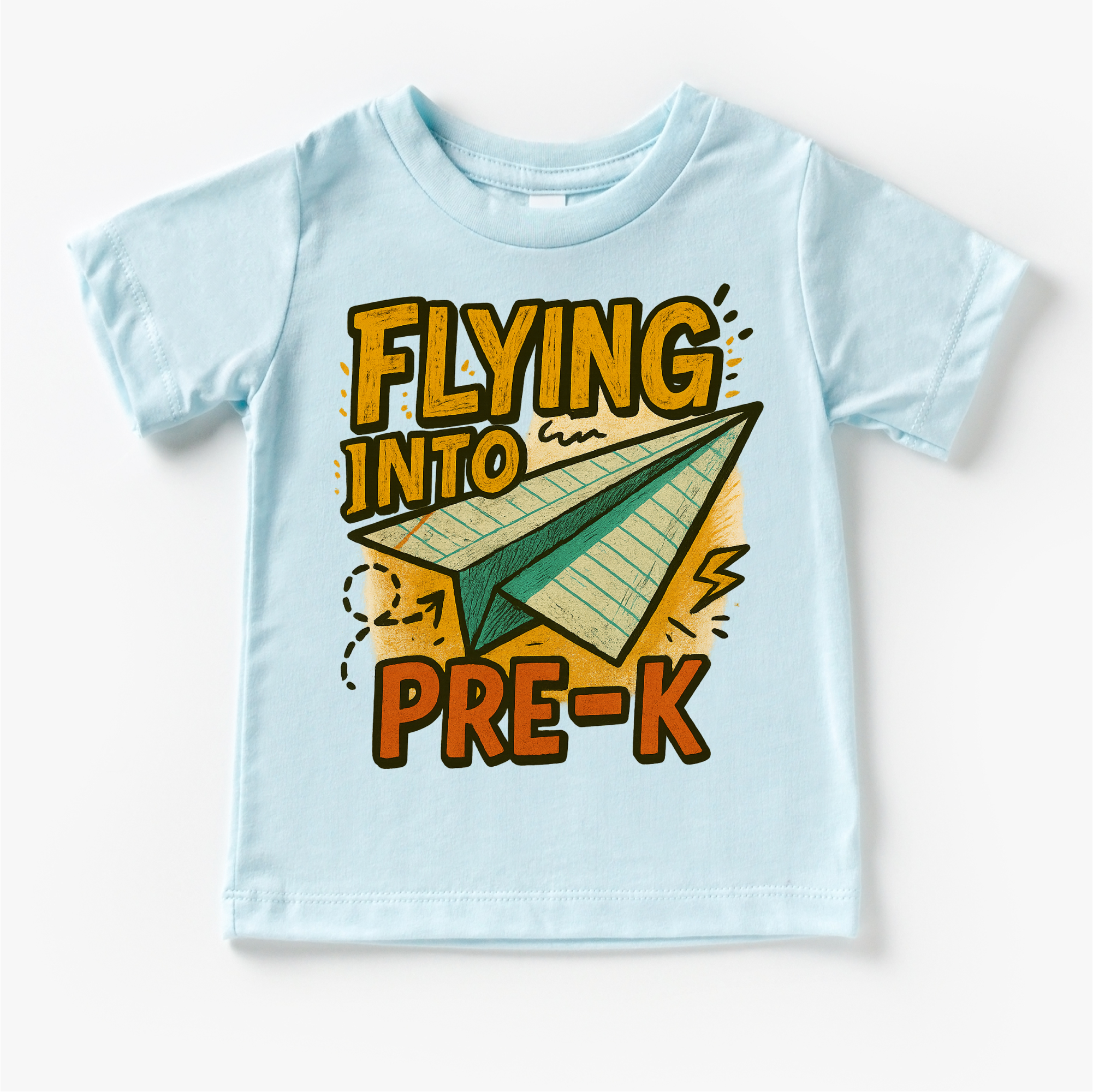 Flying Into Pre-K Back To School Shirt | First Day Of School Tee