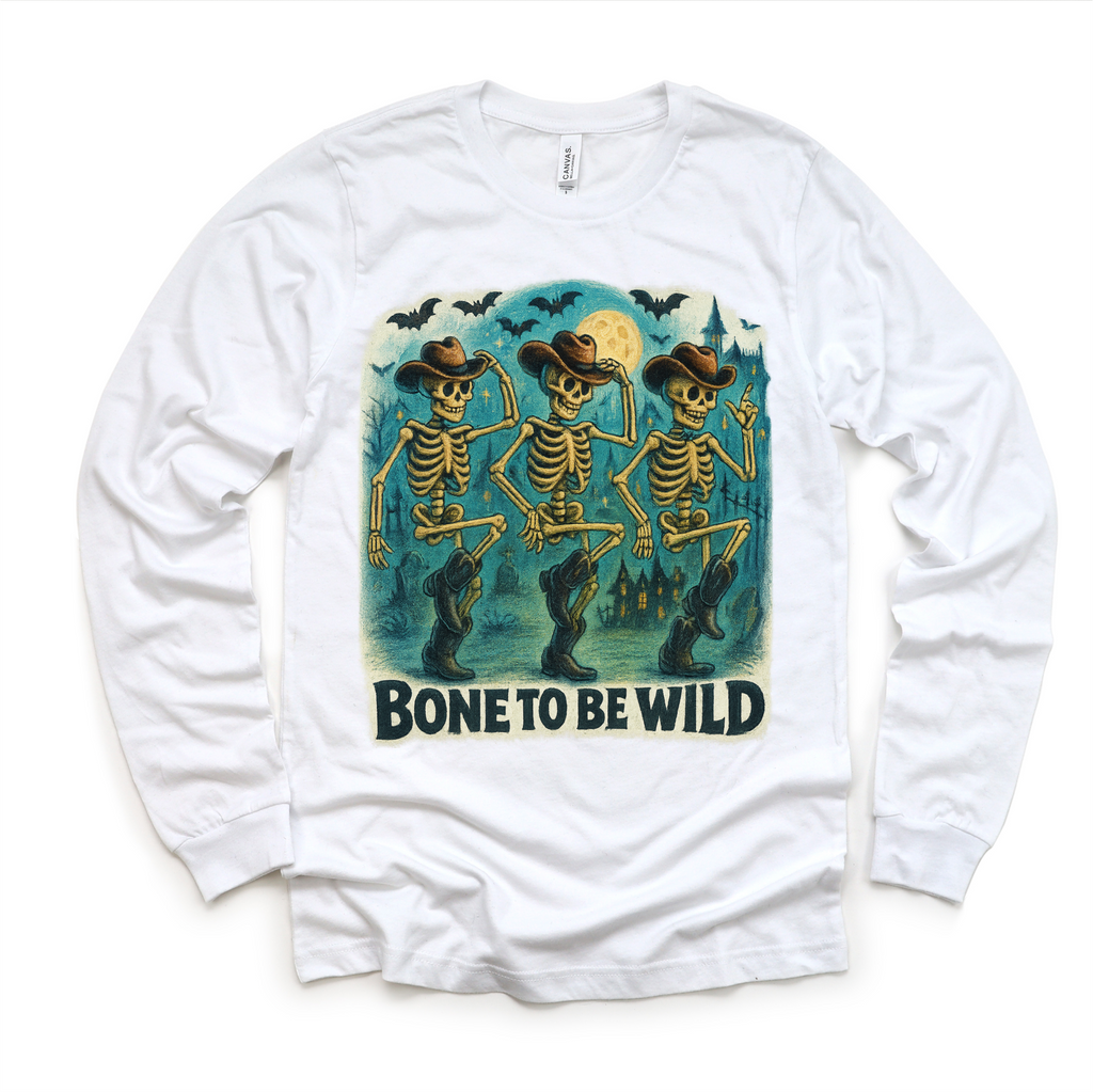 Bone To Be Wild Shirt - Halloween Tee MZ29