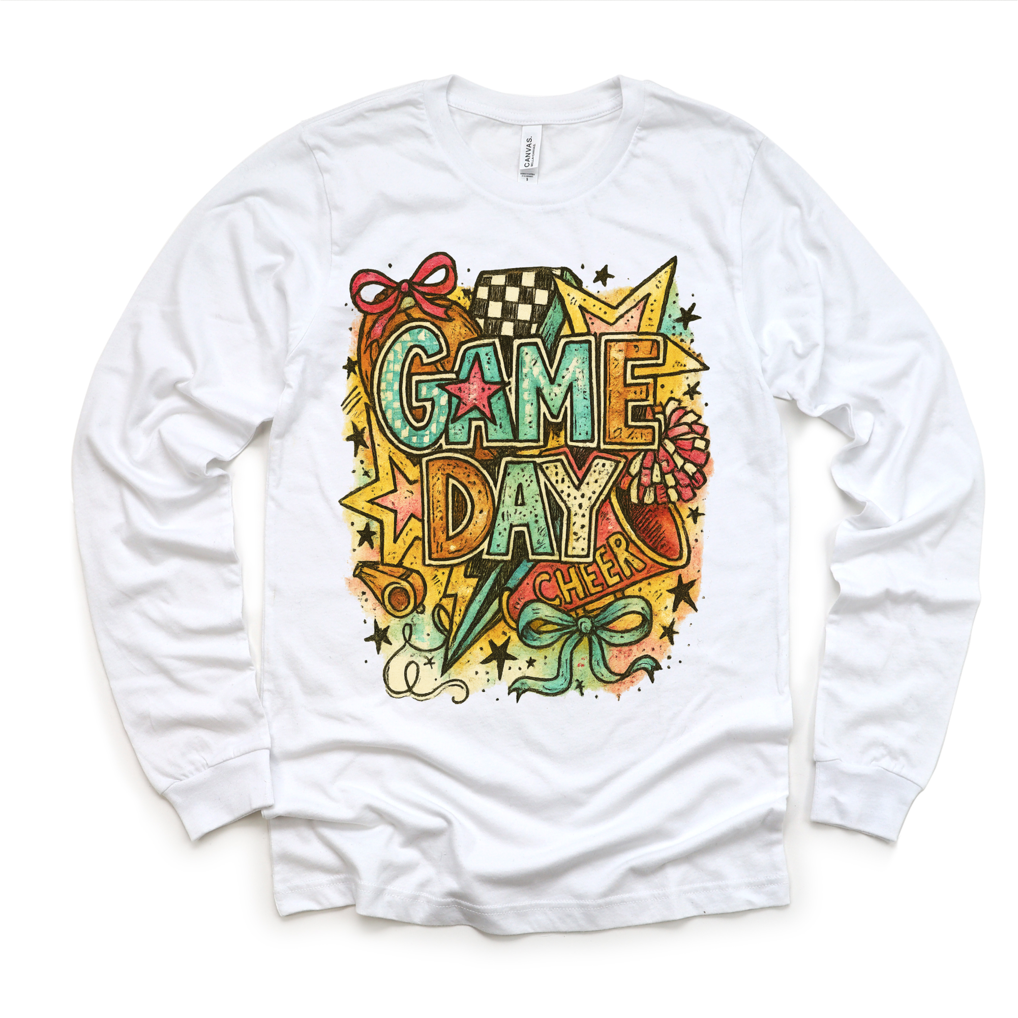 Girls Game Day Football Shirt - Football Tee - MZ46