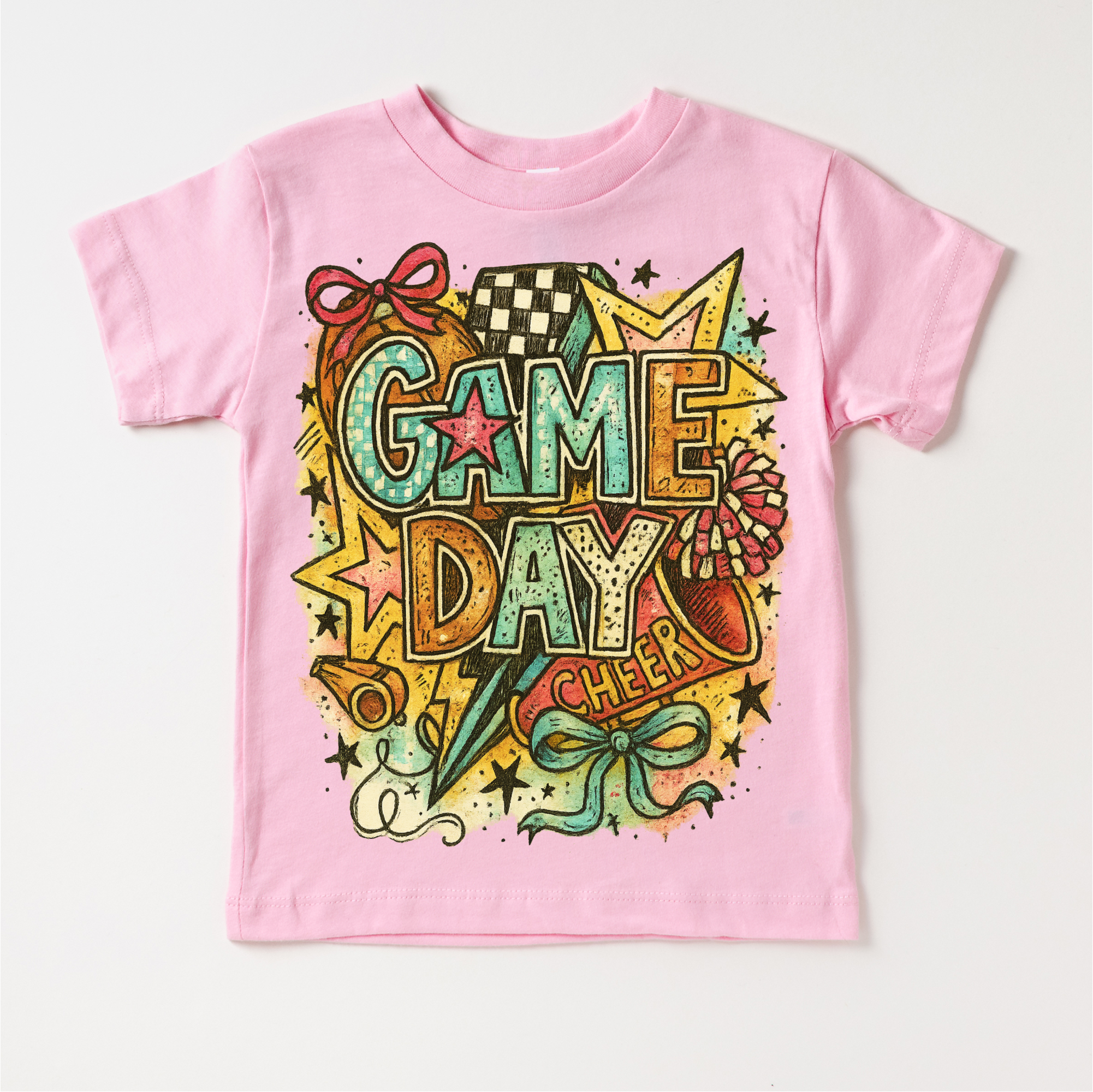 Girls Game Day Football Shirt - Football Tee - MZ46