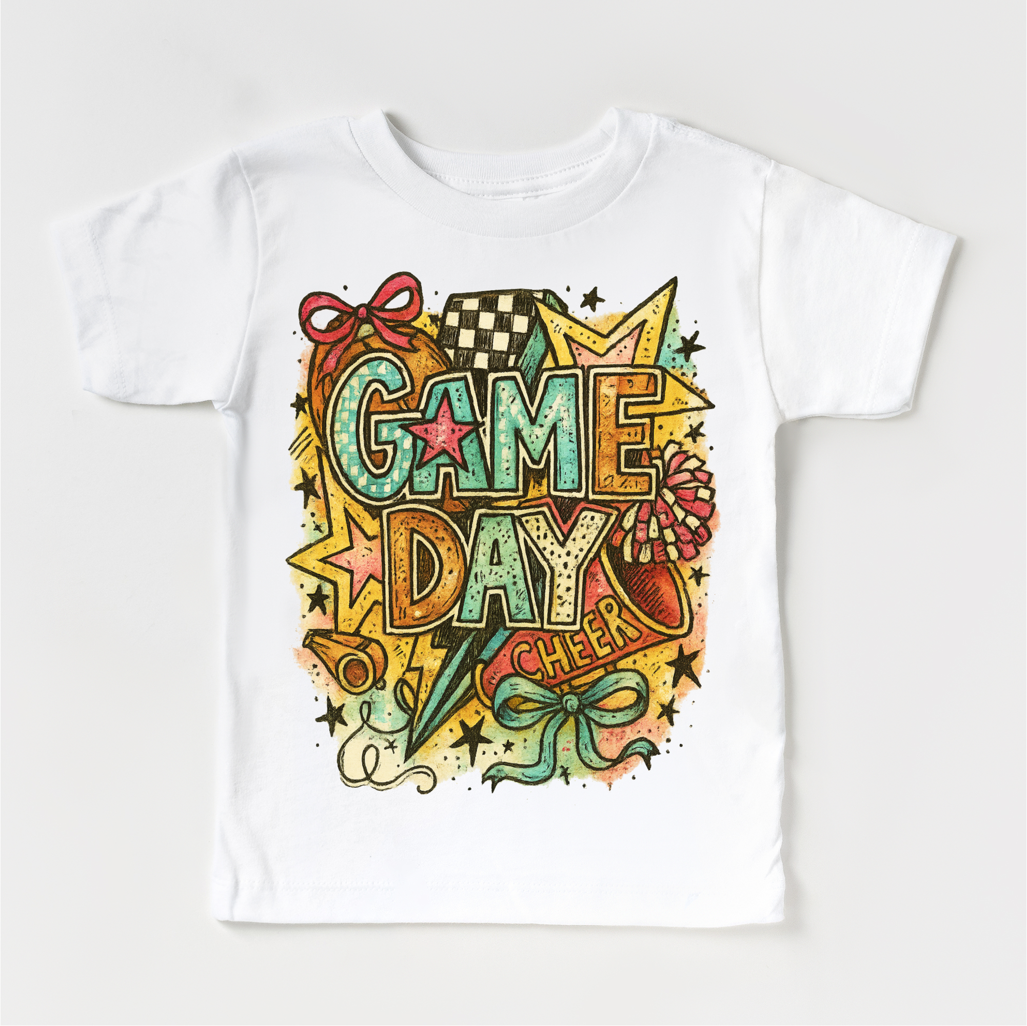 Girls Game Day Football Shirt - Football Tee - MZ46