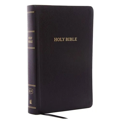KJV, Reference Bible, Personal Size Giant Print, Bonded Leather, Black, Indexed, Red Letter Edition - Bonded Leather