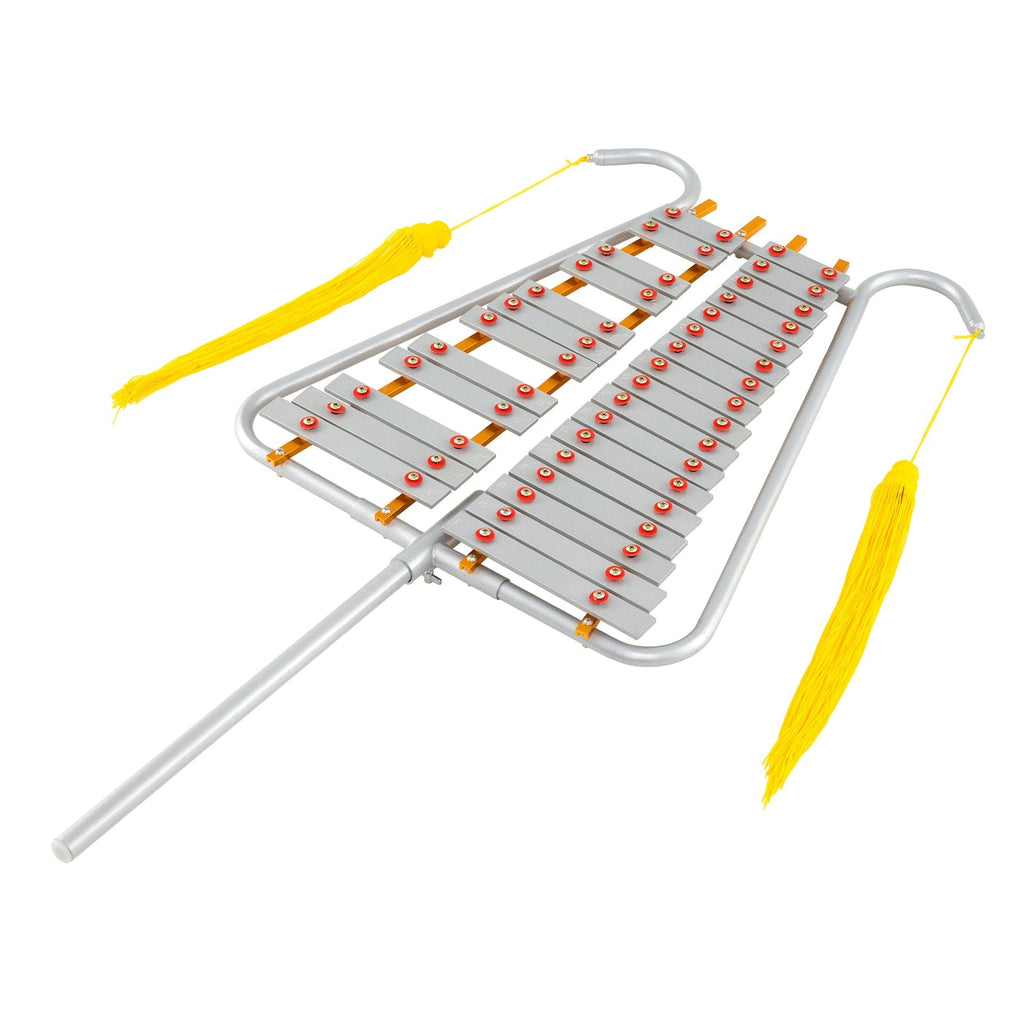 Marching Glockenspiel 29 Note Bell Lyre for Marching Band-Silver