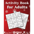 Activity Book for Adults: 200 Fun Sudoku Puzzles and Word Search for Grown Ups with Solutions - Large Print - Christmas Edition - Paperback