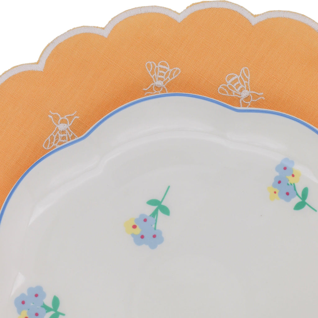 Meadow Flora Dinner Plate - Set of 4 (+1 Bonus Plate)