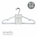 Metal Hangers White 12 pack
