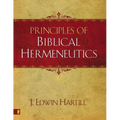 Principles of Biblical Hermeneutics - Paperback