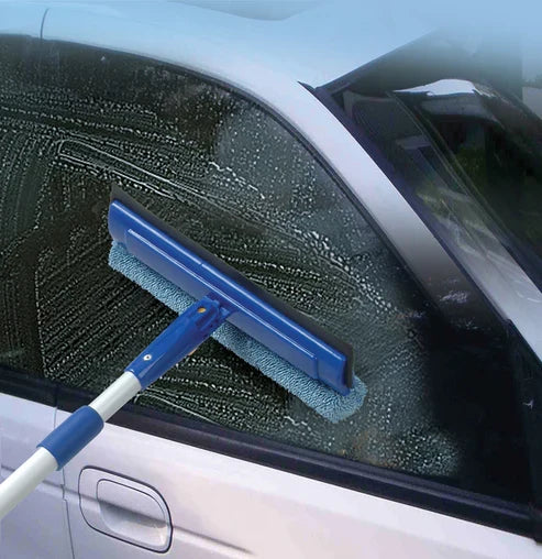 Microfiber Window Washer & Squeegee