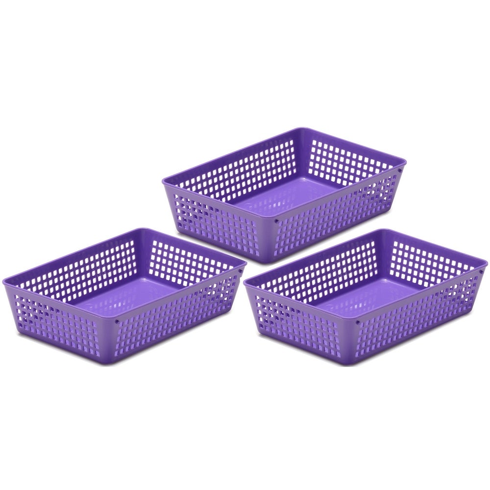 Mini Basket Set Of 3 (Blue)