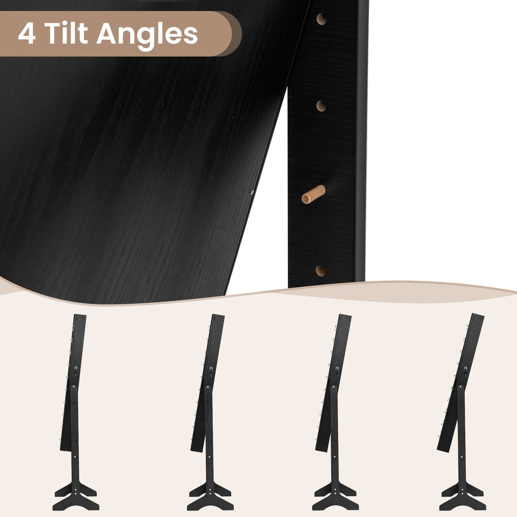 Mirror Jewelry Cabinet with 20 Warm Lights and 4 Tilt Angles
