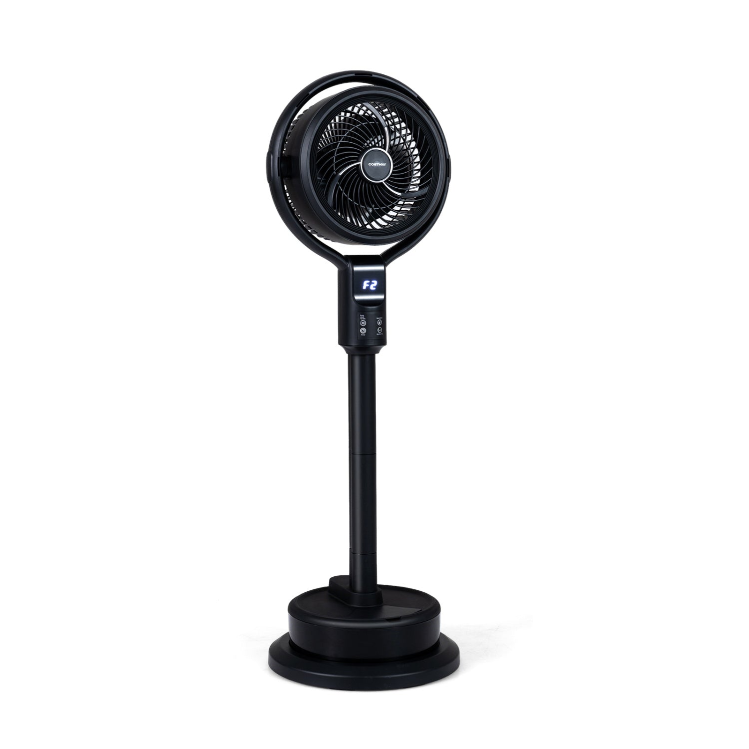Misting Pedestal Fan Air Circulator with 90° Auto Oscillation Floor Standing Fan with 8 Speeds