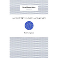 A Country Is Not a Company - Paperback