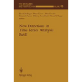 New Directions in Time Series Analysis: Part II - Paperback
