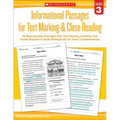 Informational Passages for Text Marking & Close Reading: Grade 3 - Paperback
