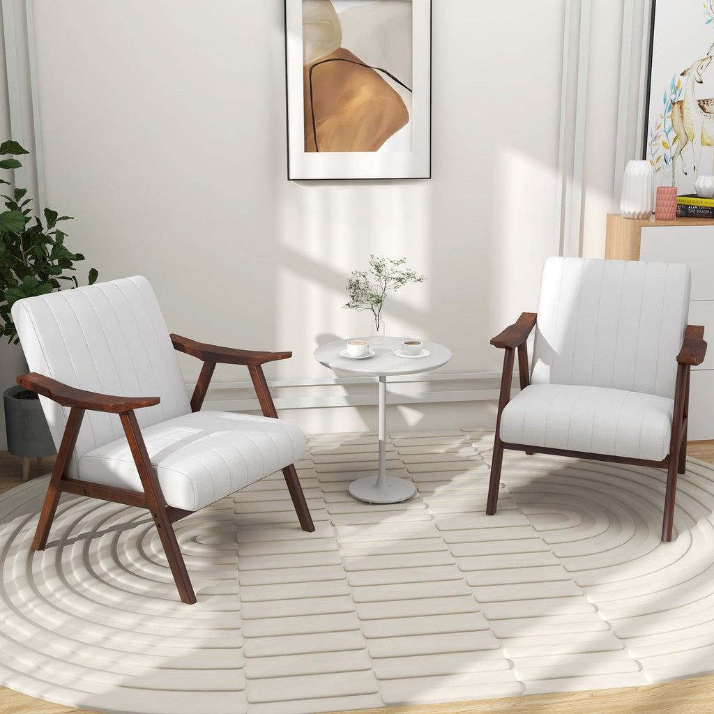 Modern Accent Chair Leisure Armchair with Felt Pads