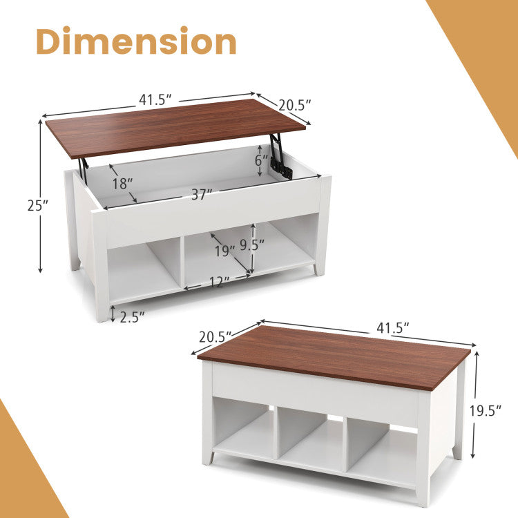 Modern Living Room Set: Modular L-shaped Sectional Sofa Lift Top Coffee Table & 3-Globe Floor Lamp