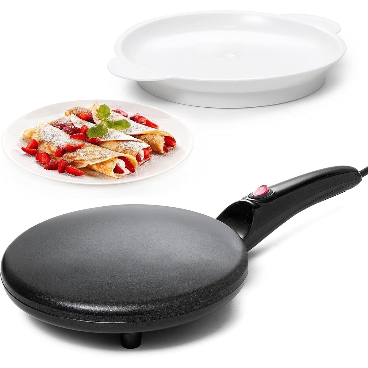 Moss & Stone 8.2 Inch Non-Stick Crepe Maker