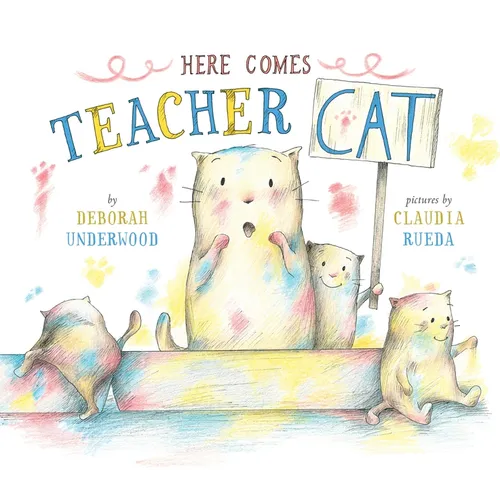 Here Comes Teacher Cat - Hardcover