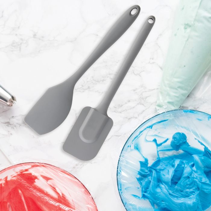Mrs. Anderson's Baking Silicone Spatula, Gray, 10in