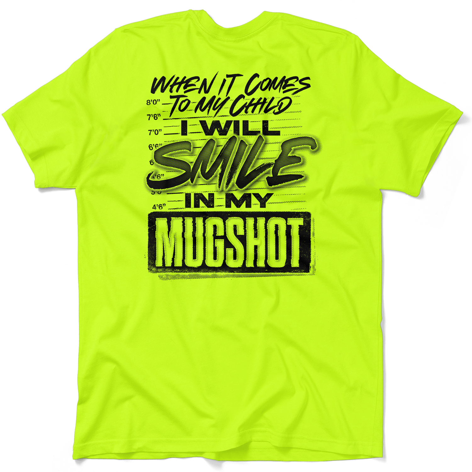 Mugshot - Safety Yellow T-Shirt