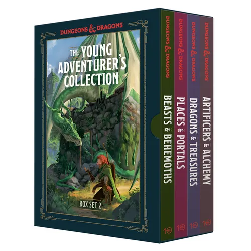 The Young Adventurer's Collection Box Set 2 (Dungeons & Dragons 4-Book Boxed Set): Beasts & Behemoths, Dragons & Treasures, Places & Portals, Artifice - Paperback