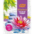 Large Print Happiness Color-By-Number - Paperback