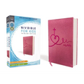 Niv, Bible for Kids, Leathersoft, Pink, Red Letter, Comfort Print: Thinline Edition (Easy-To-Read, Easy-To-Carry) - Leather