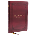 KJV Holy Bible: Large Print Thinline, Burgundy Leathersoft, Red Letter, Comfort Print: King James Version - Imitation Leather