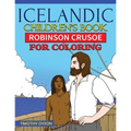 Icelandic Children's Book: Robinson Crusoe for Coloring - Paperback