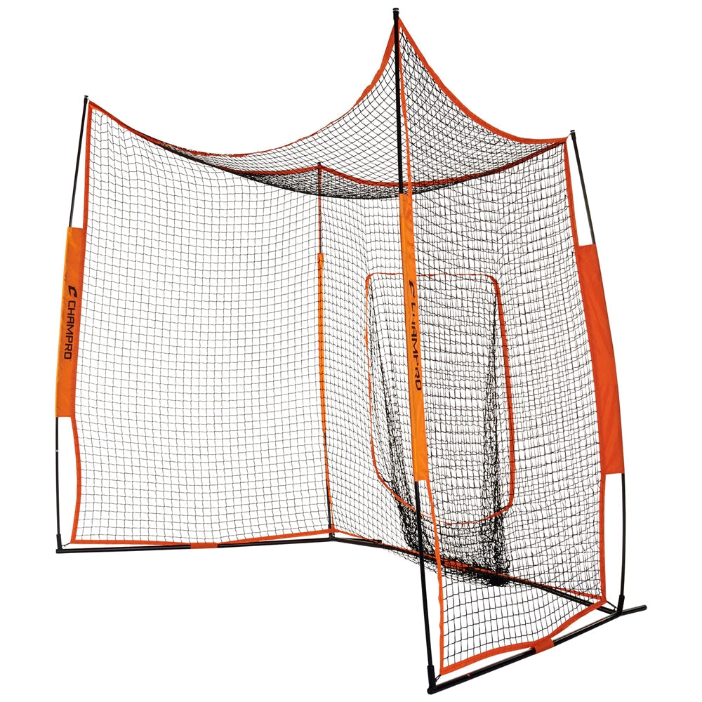 CHAMPRO BASEBALL 8' X 10' MVP BACKSTOP PLAIN BOX