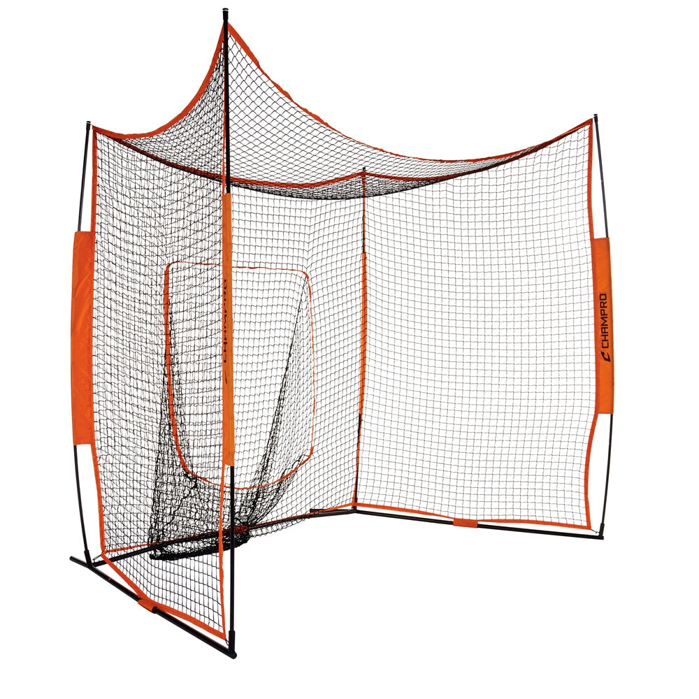 CHAMPRO BASEBALL 8' X 10' MVP BACKSTOP PLAIN BOX
