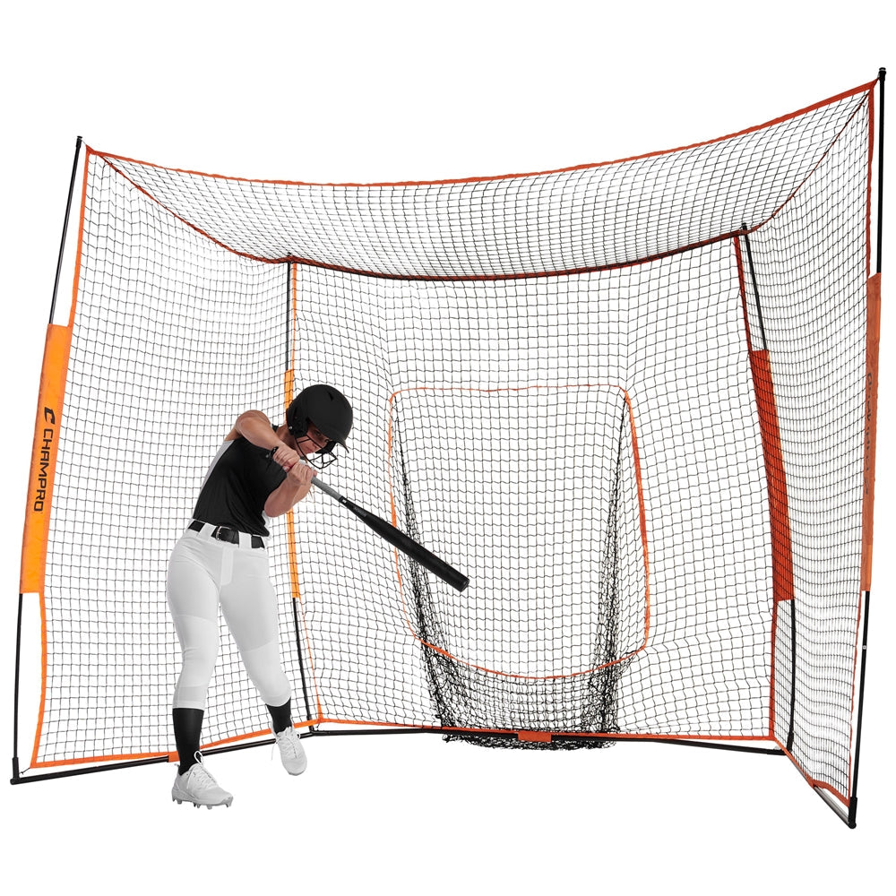 CHAMPRO BASEBALL 8' X 10' MVP BACKSTOP PLAIN BOX