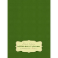 Large 8.5 x 11 Dotted Bullet Journal (Moss Green #14) Hardcover - 245 Numbered Pages - Hardcover