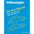 Volkswagen Beetle and Karmann Ghia Service Manual, Type 1: 1966, 1967, 1968, 1969 - Hardcover