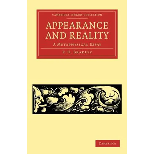 Appearance and Reality - Paperback